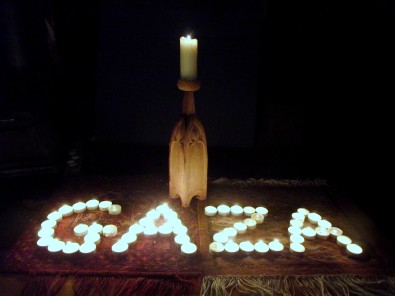 A light in support of Gaza, 1 DSCF9470